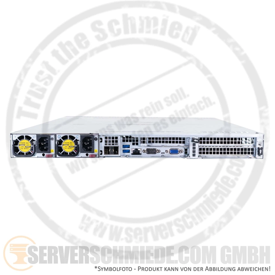 Supermicro CSE-119U X10DRU-i+ 1x E5-2630V3 64GB 2x 240GB SSD 2x 750W Rails - Bild 4 von 4
