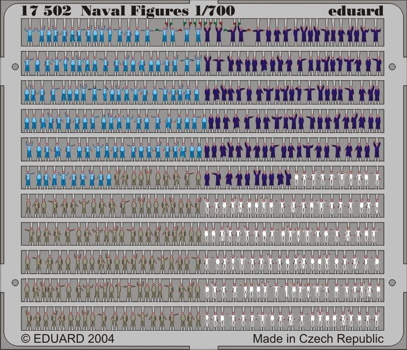 Eduard 17502 - Personnages Naval 1/700 - Photo 1/1