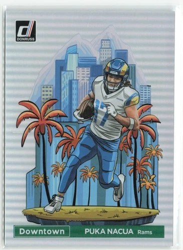 2024 Panini Donruss Puka Nacua #20 Downtown Rams