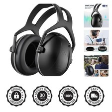 Noise Reduction Earmuffs - SNR 35dB, Ideal for Mowing  Shooting