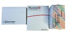 Post-It Note Pad Pharma Rep Advertising Lipitor Nicorette Maxair Sealed 3 Pack