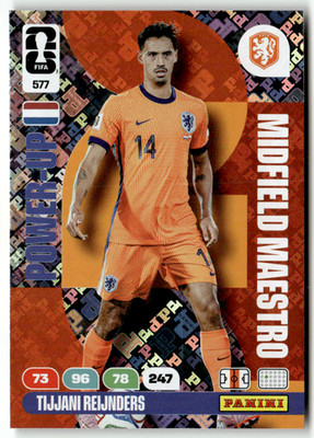 Panini FIFA World Cup Adrenalyn 2026 577 Tijjani Reijnders Midfield Maestro