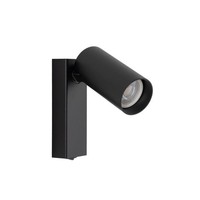 Wandstrahler Schalter Flexibel Schwarz GU10 B:10 Cm Wandlampe Spot Wohnzimmer