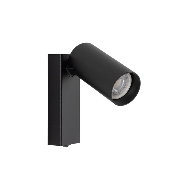 Wandstrahler Schalter Flexibel Schwarz GU10 B:10 Cm Wandlampe Spot Wohnzimmer-image