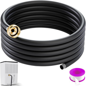 5FT Dehumidifier Drain Hose 3/4" Fht,Leakproof Dehumidifier Hose with Rustproof