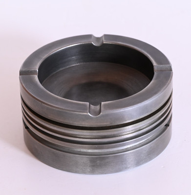 12,5cm Kolben Aschenbecher Industrial Style Loft Werkstatt Design Alu Metall