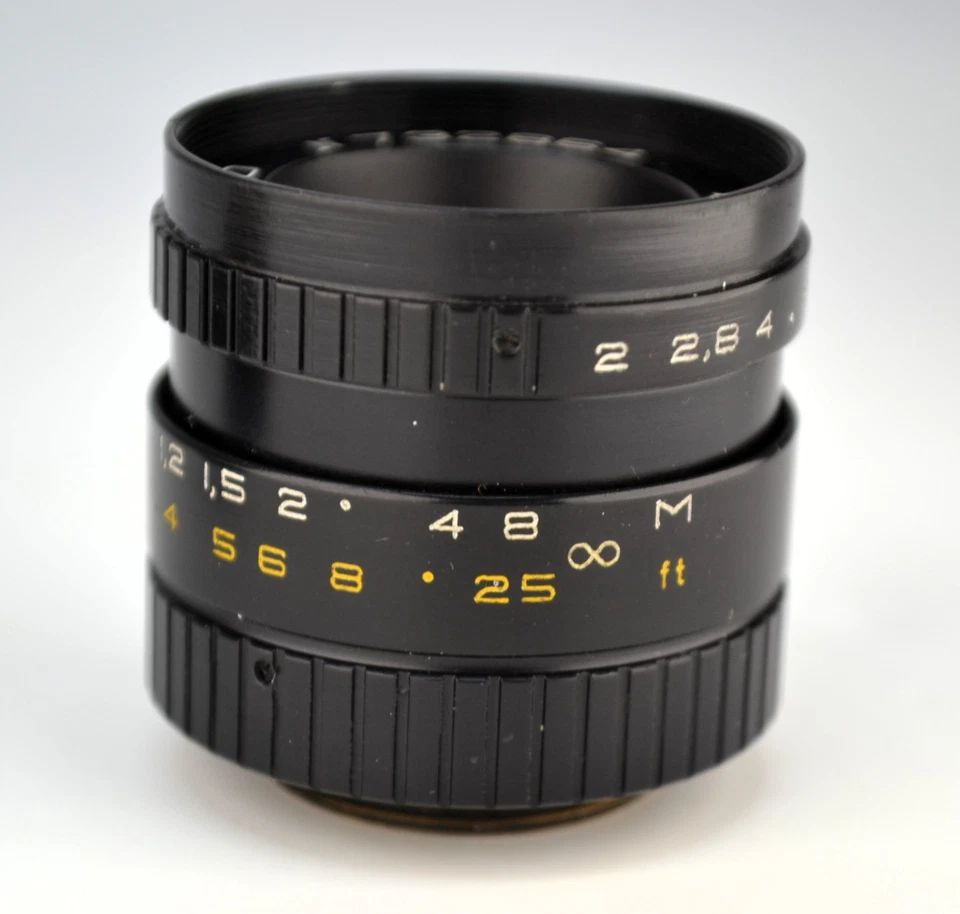 NEAR EXC! C-MOUNT SOVIET USSR VEGA-7E LENS f2/20, FOR MIRRORLESS CAMERAS (1) - Image 3 of 4