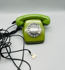 Telekom Bundespost Telefon Vintage grün mit Drehkreuz 80er