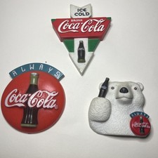 Coca-Cola Vintage Style Polar Bear 3D Refrigerator Magnet Coke 1995