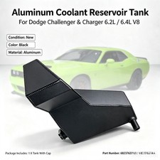 Aluminum Coolant Reservoir Tank Wcap For 2015 Dodge Challenger Charger 6.2 6.4l