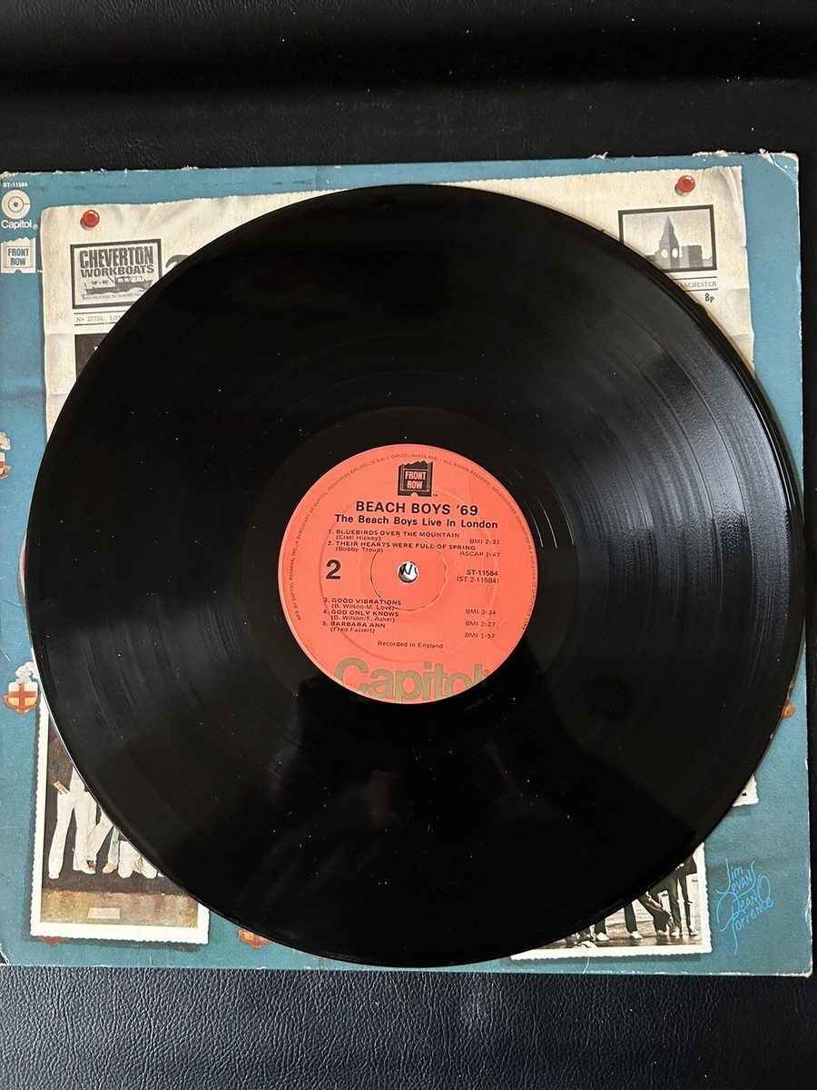 The Beach Boys '69 Live in London-Capitol ST-11584 Vinyl LP surf