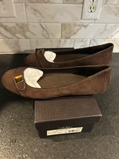 EUC Cole Haan Air Maggy Ballet Dark Chocolate Suede Size 11