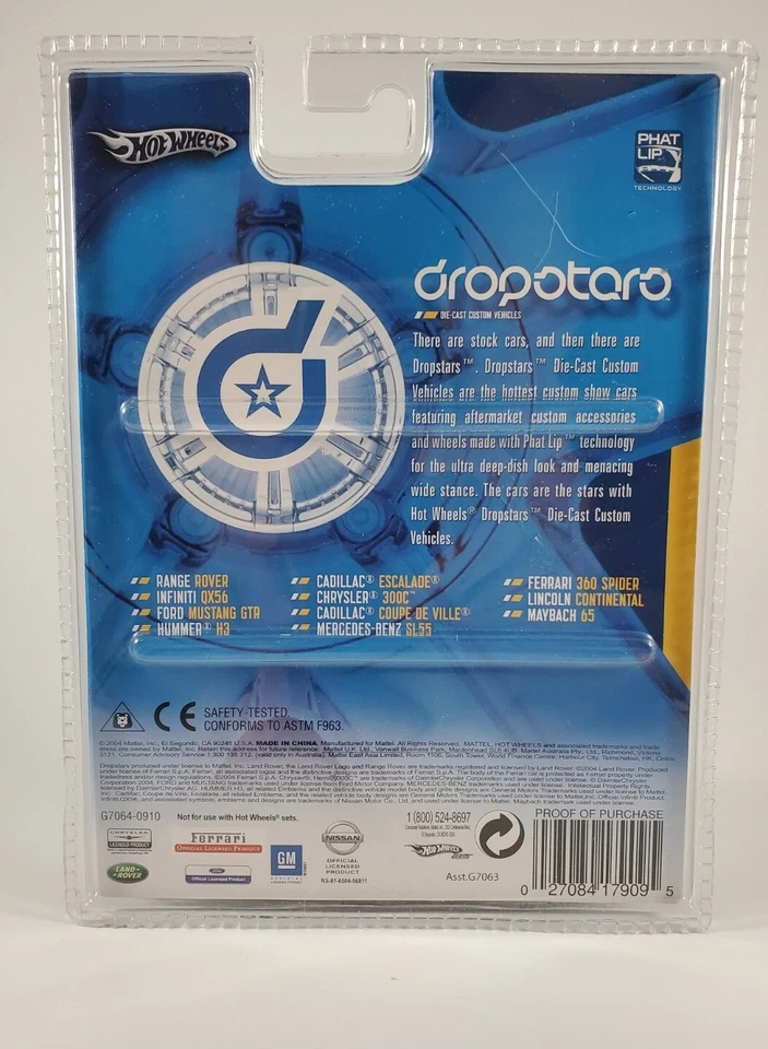 Hot Wheels Dropstars Hummer H3 Red 1:50 Street Profile RR Phat Lip - Image 4 of 4