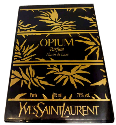 ❦OPIUM, YVES SAINT LAURENT YSL,parfum,FLACON DE LUXE,0.5oz 15ml