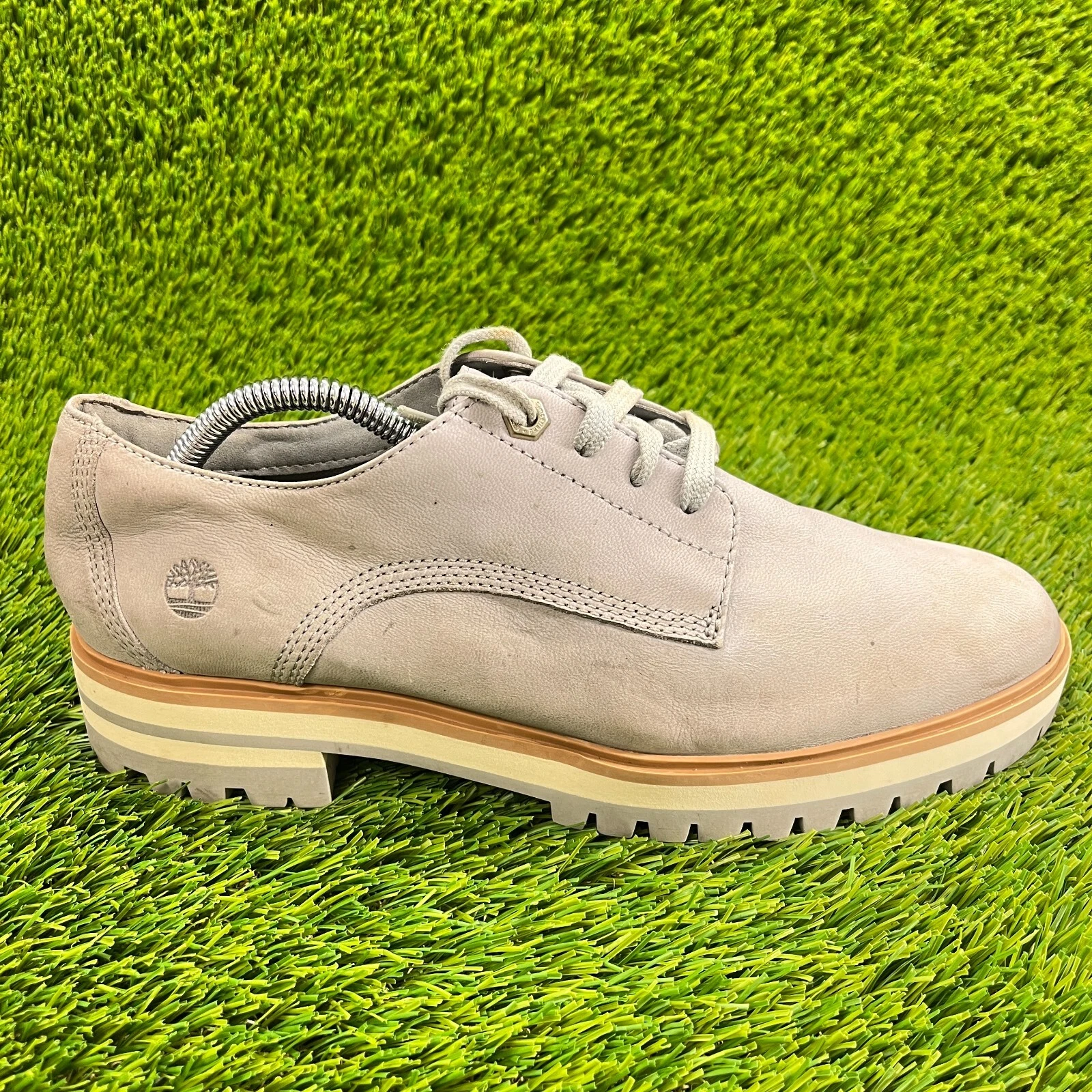 Scarpe Oxford Timberland London Square da donna grigie casual da passeggio A29ZB