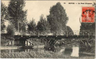 AK BOVES Preußische Brücke (25521)