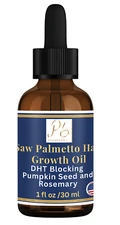 Saw Palmetto Hair Oil for Hair Growth, Stop Hair Loss, with Rosemary Tea Tree 