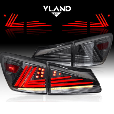 VLAND Tail lights Assembly For Lexus IS250 IS350 2006-2012 IS 220d & ISF Startup
