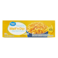 Great Value Melt'n Dip Cheese 32oz | Reduced Fat Easy Melt Cheese Block