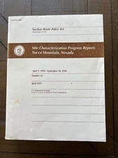 1996 SITE CHARACTERIZATION PROGRESS REPORT #15 YUCCA MOUNTAIN, NEVEDA - DOE