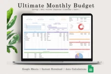 Google Sheets Budget Template