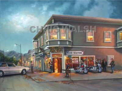 Niles Station, Niles Ca. Fine Art Prints By artist Chris Walsh