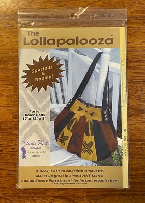 The Lollapalooza Bag/Purse/Tote Patten # 02300 By Studio Kat Designs New! 