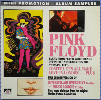 LP Pink Floyd Tonite Lets All Make Love In London ... Plus MONO NEAR MINT
