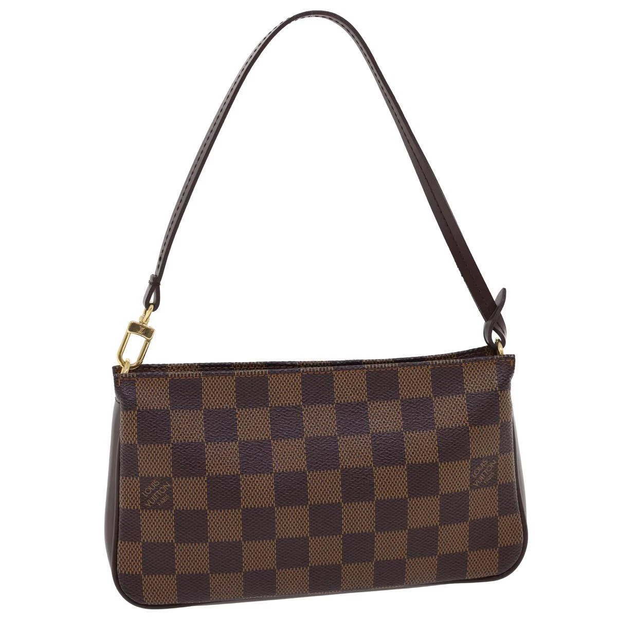 LOUIS VUITTON Damier Ebene Navona Accessory Pouch N51983 LV Auth