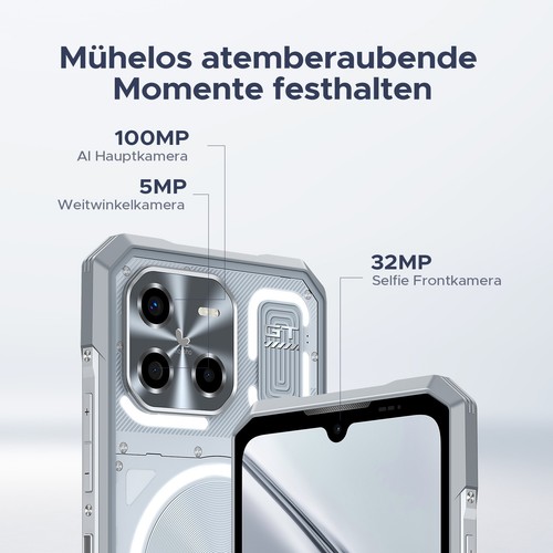 DOOGEE BladeGT Ultra 6,72" Rugged Smartphone 36GB+512GB Android 14 Handy 5G-Netz - Zdjęcie 4 z 8
