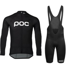 MenS Cycling Long Sleeve Jersey And Bib Shorts Set Cycling team kit Cycling tops