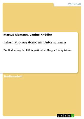 Informationssysteme im Unternehmen | Buch | 9783656043966