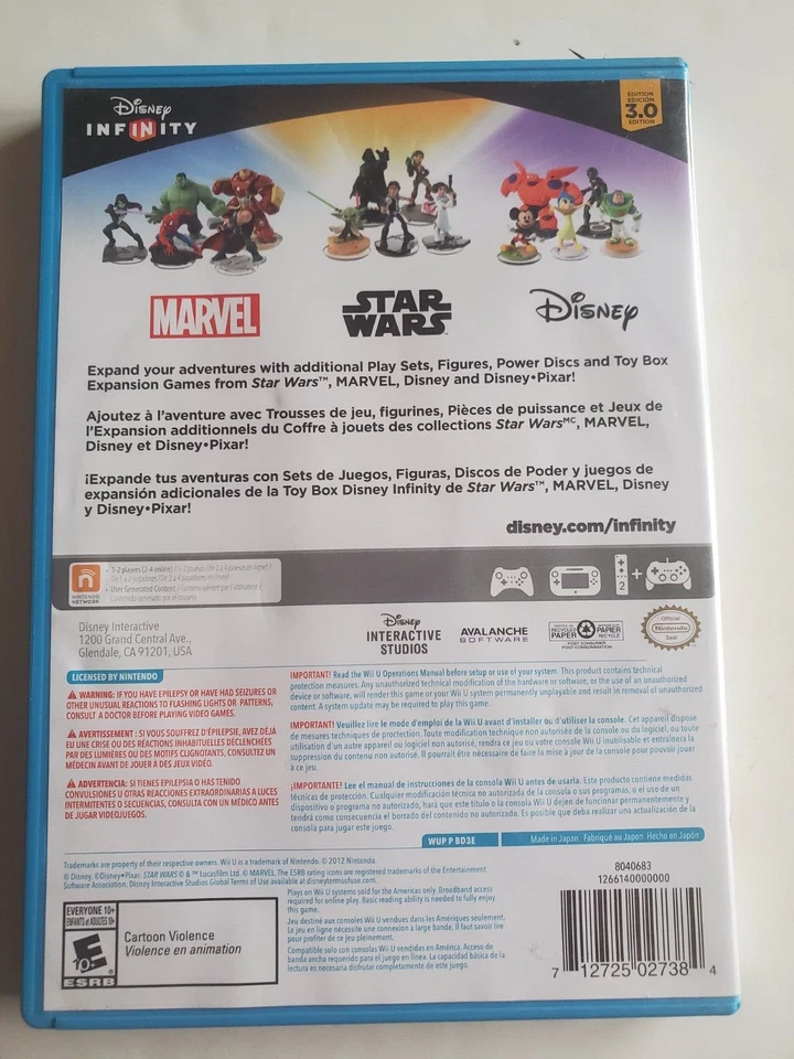 Disney Infinity 3.0 Edition Videogame Nintendo Wii U - Image 2 of 4