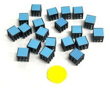 UNBRANDED HEATSINK 3/8" X 3/8" X 3/8" LOT OF 20