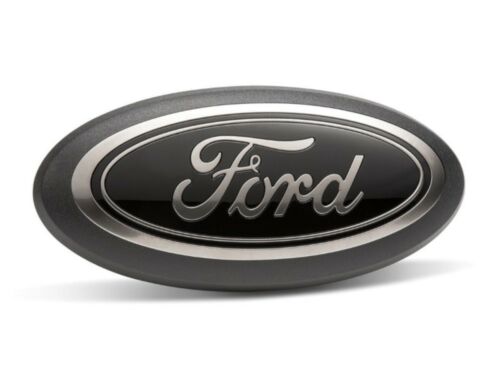 18-20 Ford F-150 Smoke Black Oval Grille & Tailgate Badges Without Front  Camera