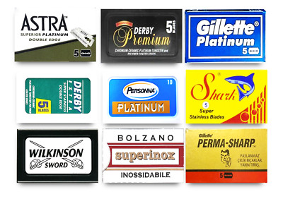 50 Double Edge Razor Blades Sampler
