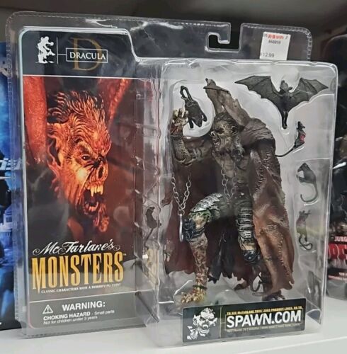 McFarlane Toys DRACULA ACTION FIGURE Monsters Series 2002 MIP New