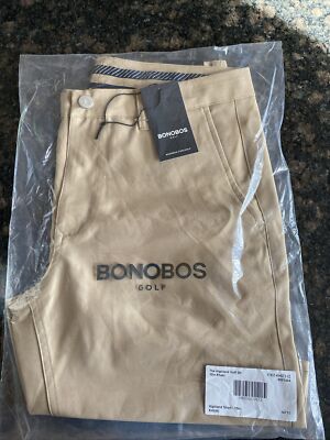 Bonobos The Highland Golf Shorts Mens 32 x10  Golf Shorts~Khaki NWT O91-