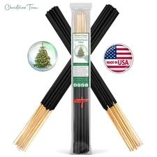 CHRISTMAS TREE Incense Sticks 19" Jumbo Extra Large Bulk Handmade Hand Dipped