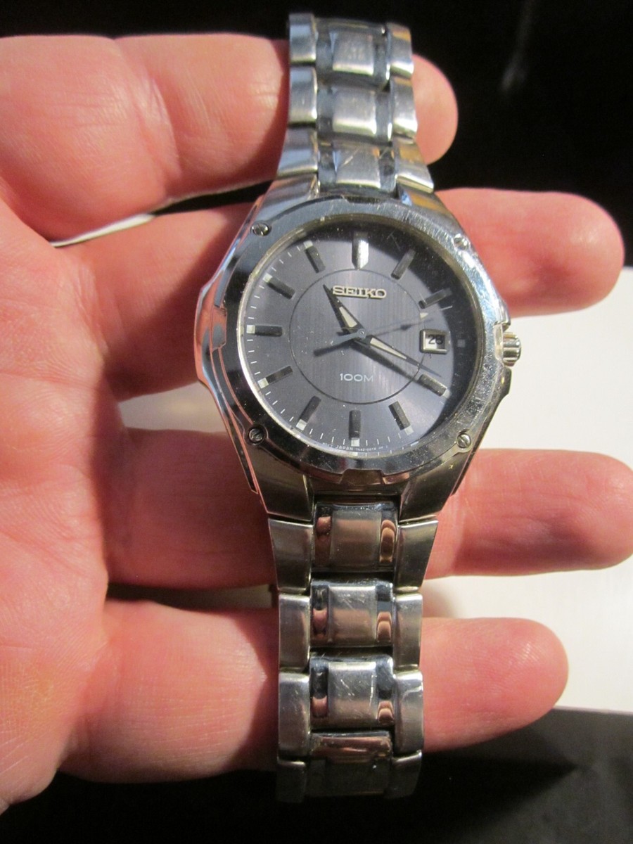 SEIKO WATCH MODEL 7N42-OEHO - GRAY TUXEDO DIAL FITS TO 7 1/2 SEIKO WATCH MODEL 7N42-OEHO - GRAY TUXEDO DIAL FITS TO 7 1/2