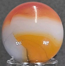 Vintage Vitro All-Red Marble .61 Inches Near-Mint Condition Combined Shipping