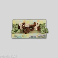 Little Bedding by Nojo Baby Safari Musical Mobile Frog, Monkey, Butterfly