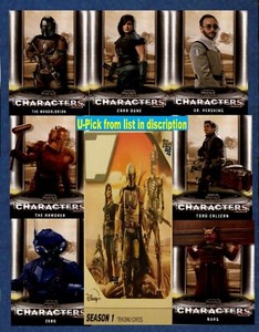 2020 Topps The Mandalorian Characters insert trading card U-Pick-1 | eBay