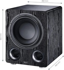 Magnat Alpha Rs Active Subwoofer, Black 12 Inch Powered Sub Active
