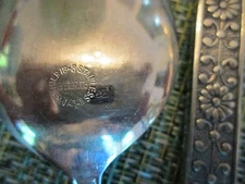 SET 5 TEA SPOONS! Vintage EVERBRITE stainless: EVS6 pattern: LOVELY