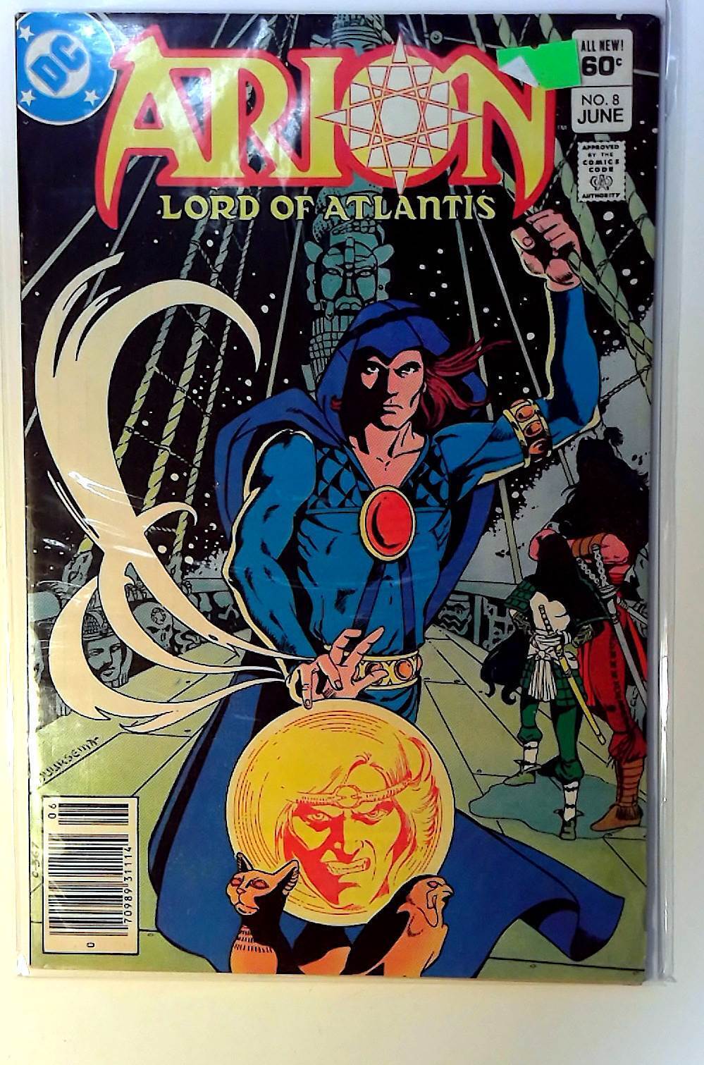 Arion, Lord of Atlantis #8 DC Comics (1983) FN+ 1st Print Comic Book