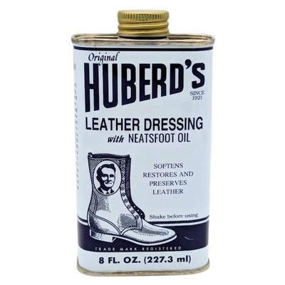 Huberd's Lederverband mit Neatsfoot Öl - 227,30 ml (1er Pack), weiß