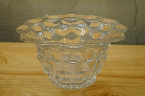 Vintage Elegant Glass Fostoria American Pattern Mayonnaise Bowl 5.5" 204 477