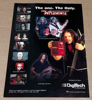 Dimebag / Judas Priest / Dan Donegan / Tom Dumont - DigiTech - 2001 Print Ad