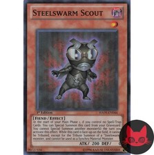 Yugioh Steelswarm Scout HA05-EN044 Super Rare 1st Edition NM